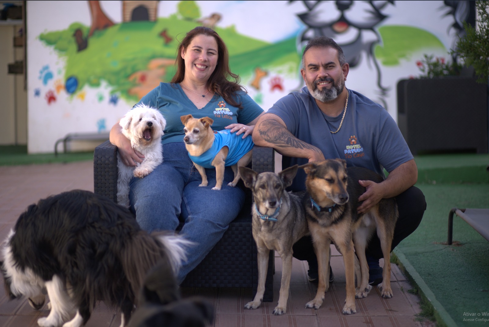 Equipa Hotel Patudo com os pets